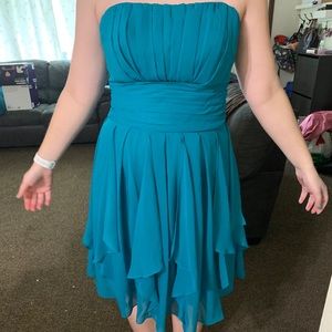 David’s Bridal knee length dress